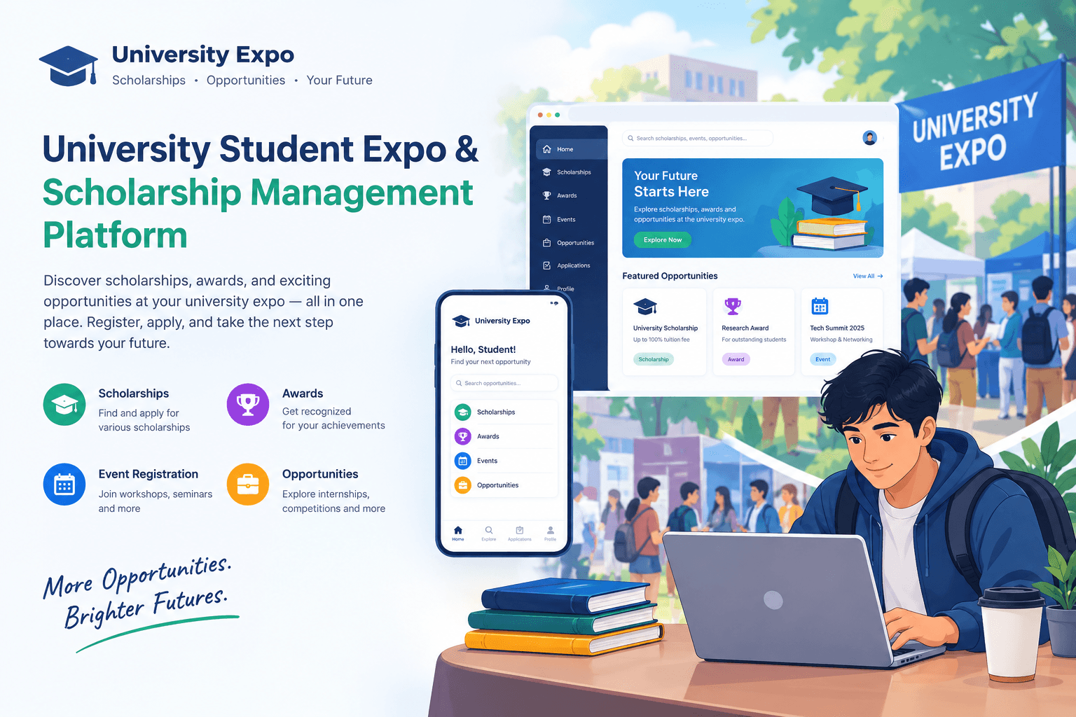 University Student Expo & Scholarship Management Platform
